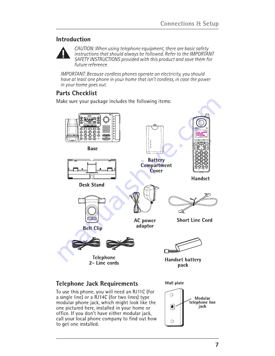 RCA 25212 Скачать руководство пользователя страница 7