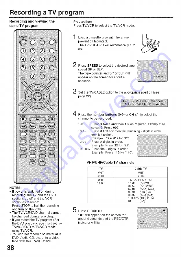 RCA 27F501TDVB Скачать руководство пользователя страница 38