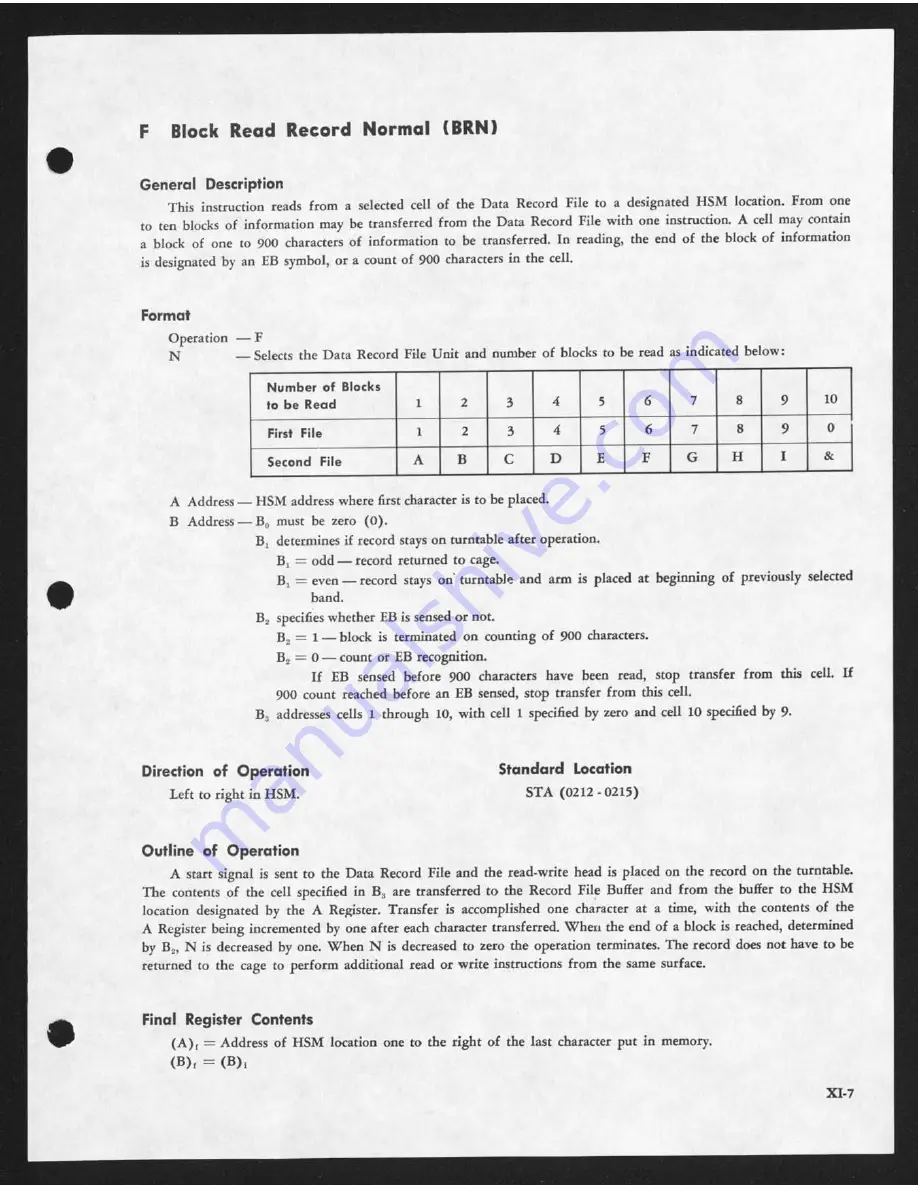 RCA 301 Programmer'S Reference Manual Download Page 141