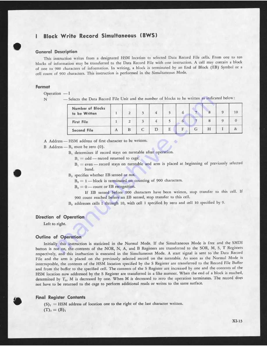 RCA 301 Programmer'S Reference Manual Download Page 147