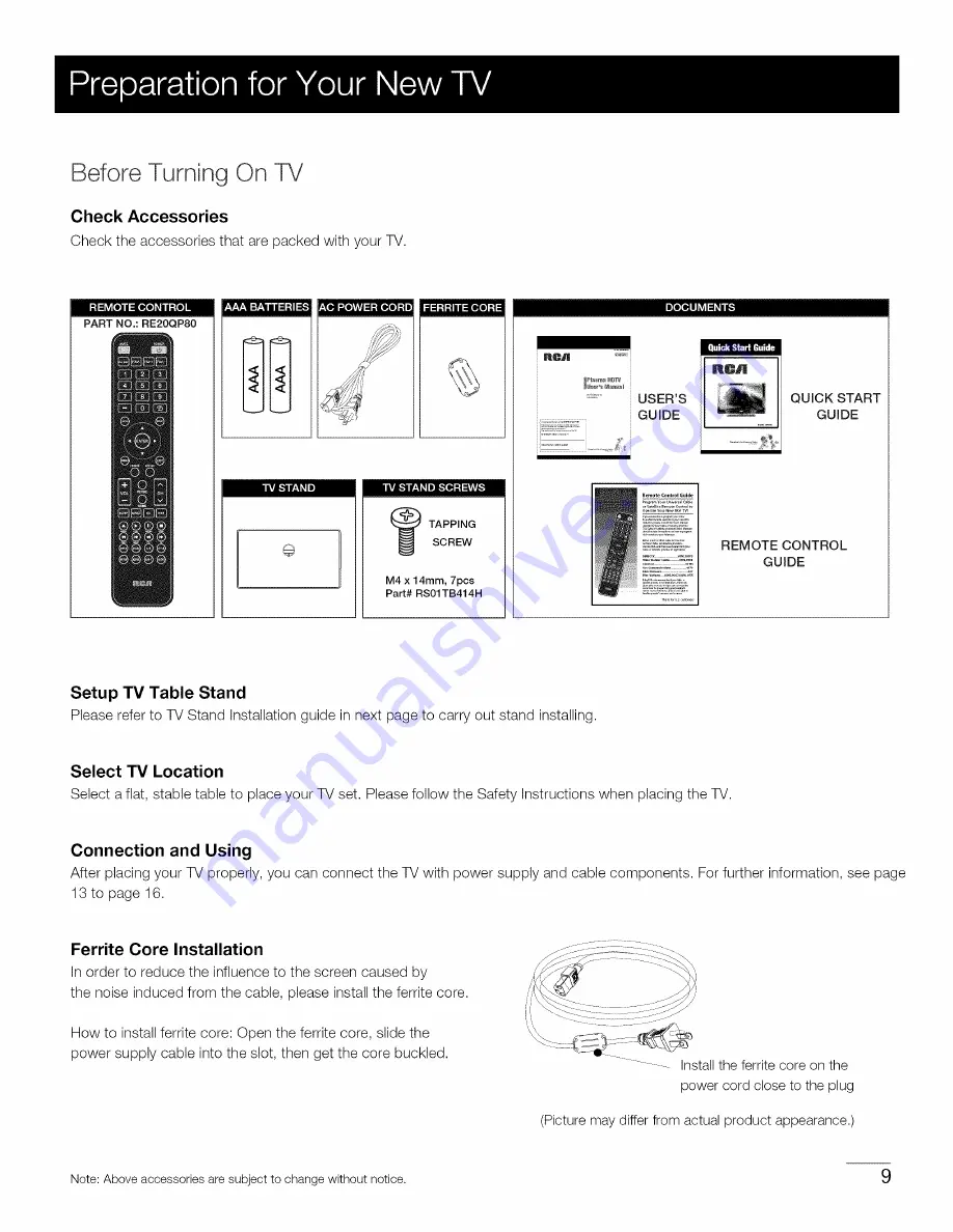 RCA 50PA30RQ User Manual Download Page 10