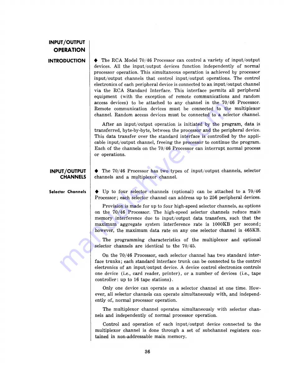 RCA 70/46 Reference Manual Download Page 45