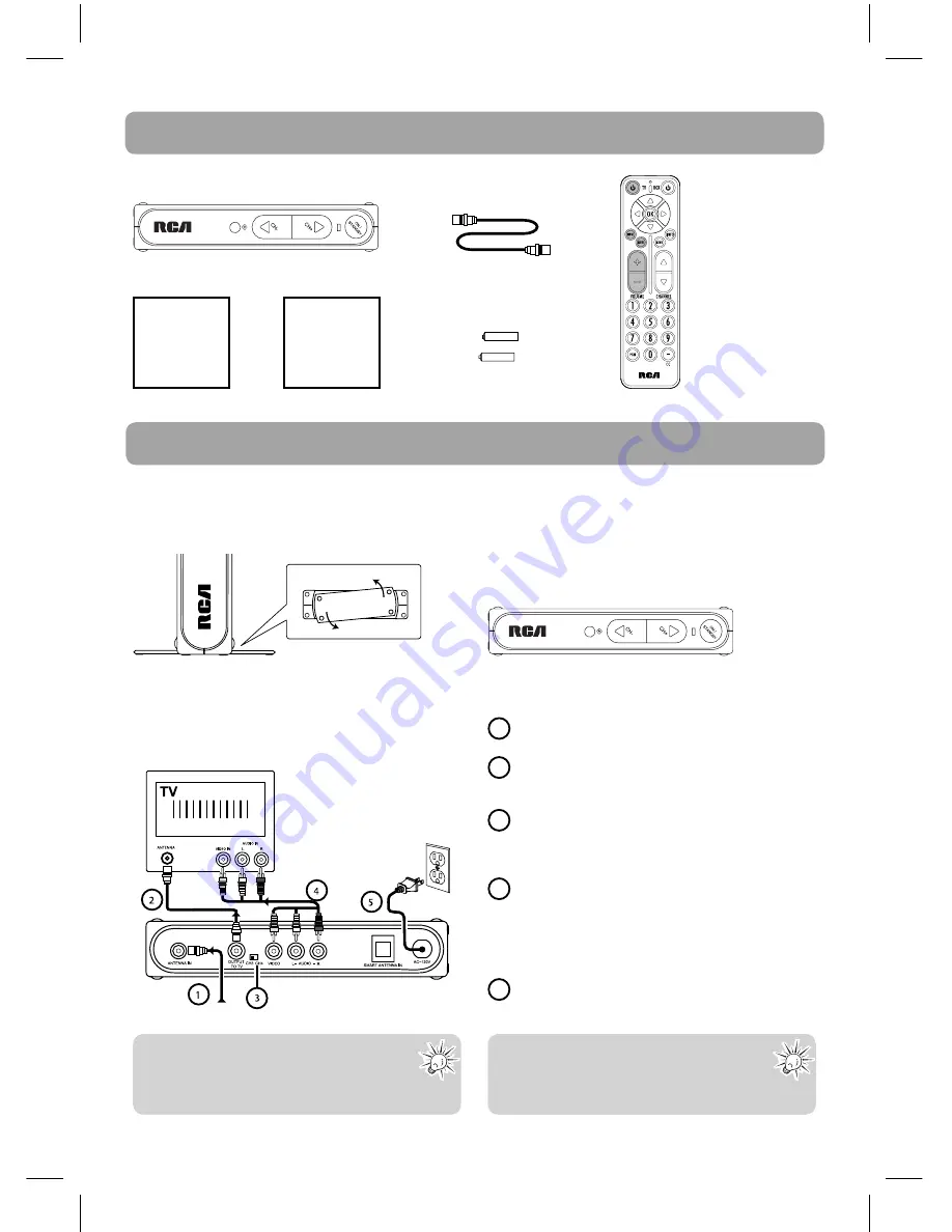 RCA 811-DTA891W030 User Manual Download Page 4