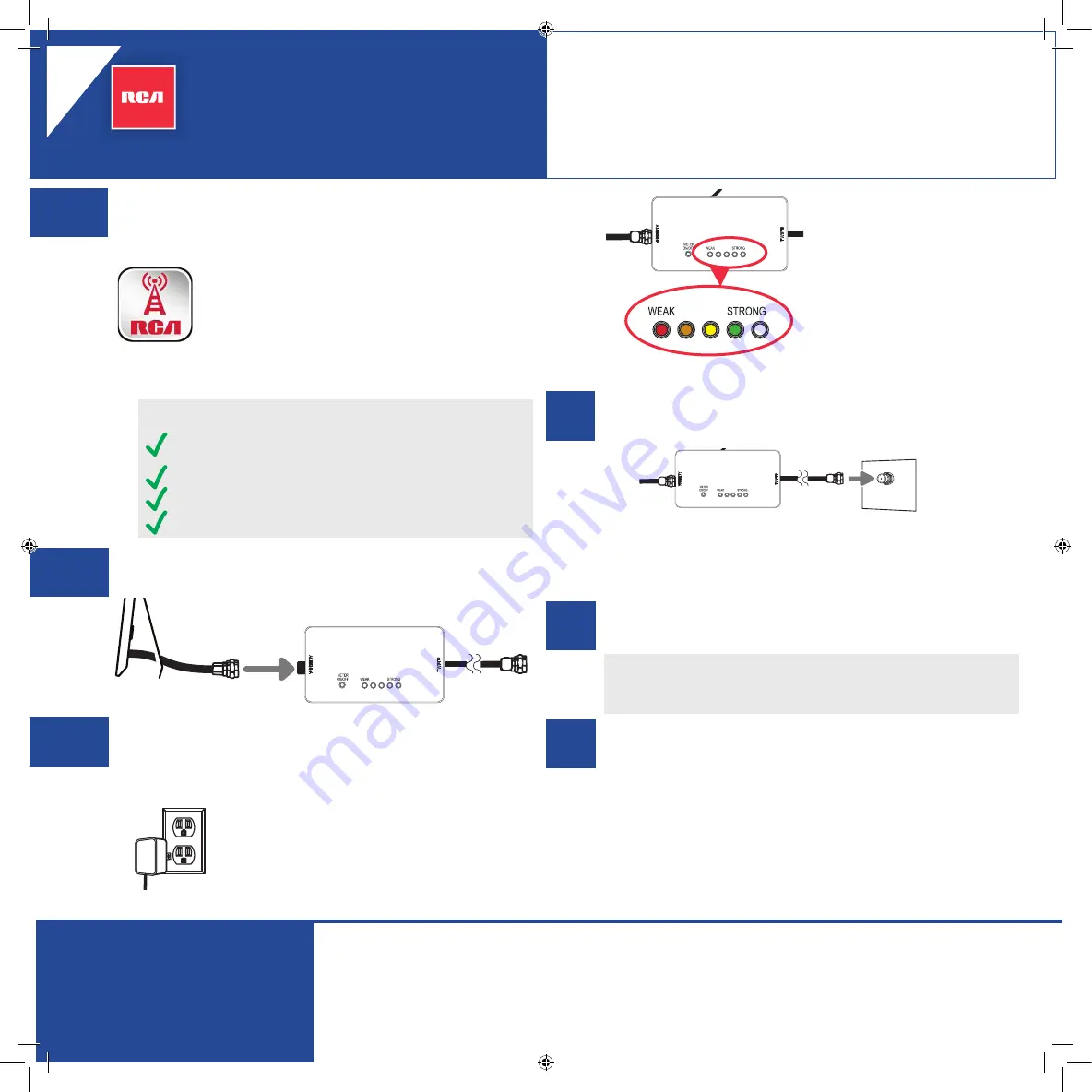 RCA ANT2ME Quick Start Manual Download Page 2