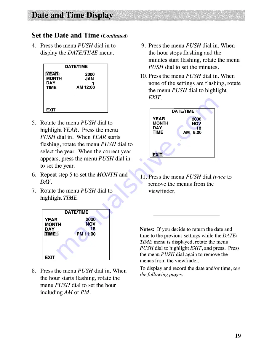 RCA Autoshot CC6163 User Manual Download Page 21