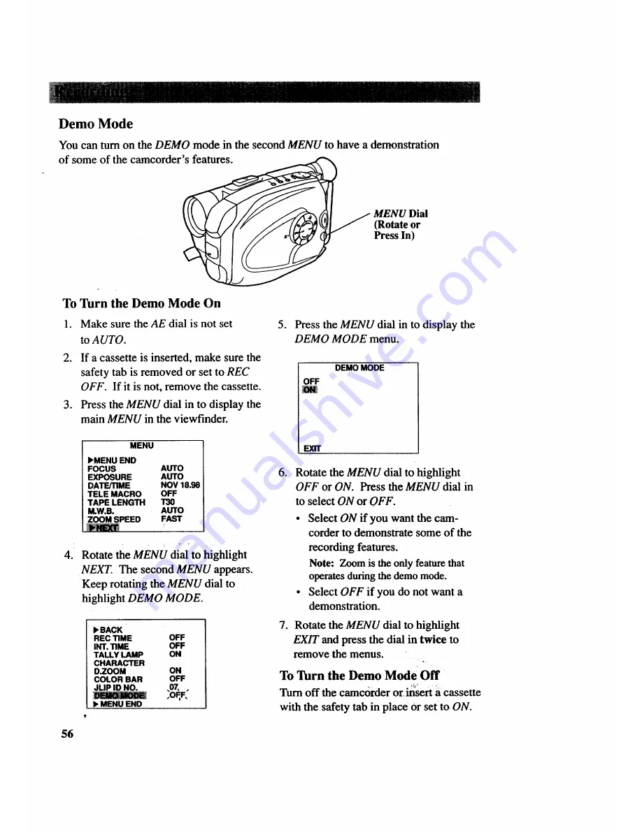 RCA AutoShot CC6291 User Manual Download Page 58