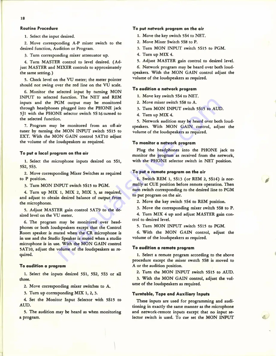 RCA BC-3C Instructions Manual Download Page 20