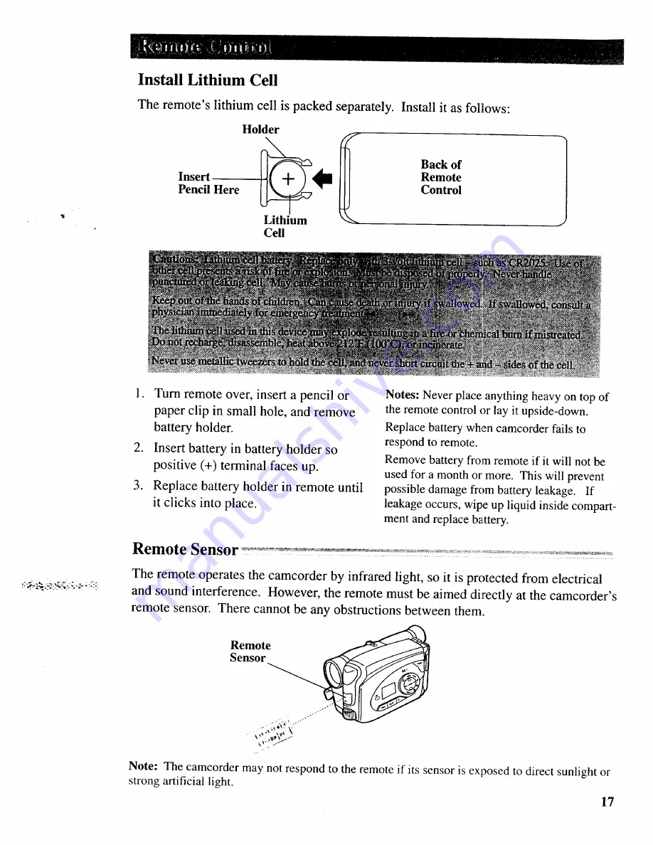 RCA CC645 Скачать руководство пользователя страница 19