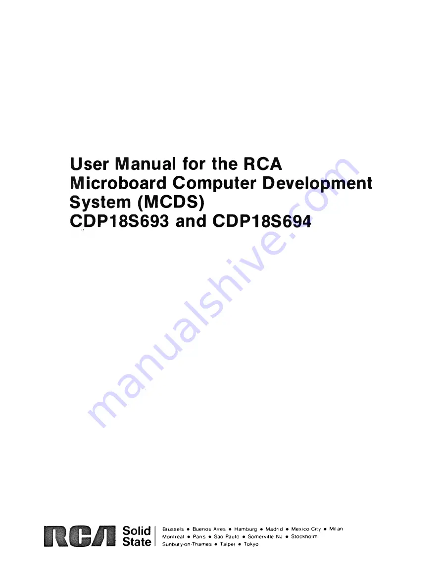 RCA CDPl8S693 User Manual Download Page 2