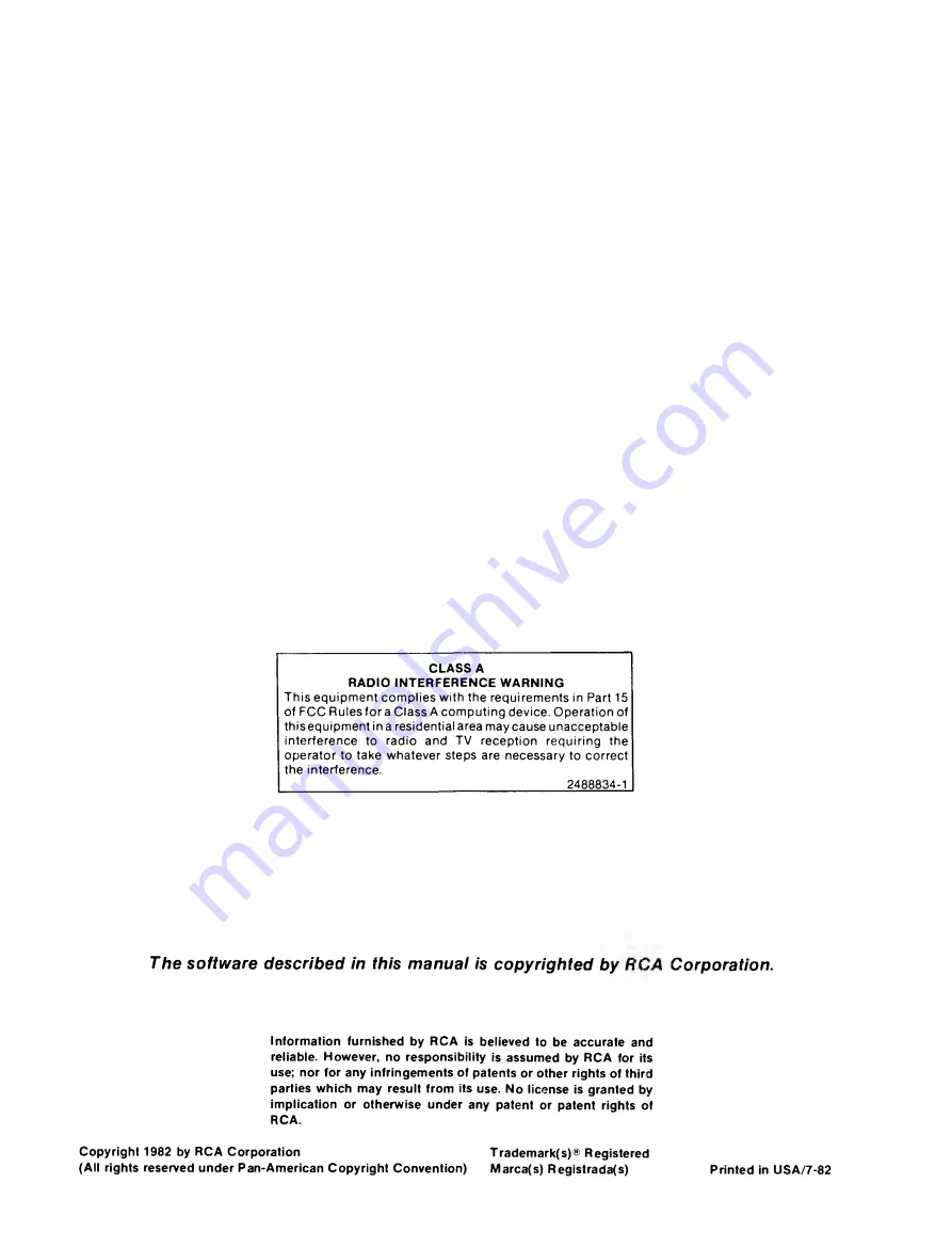 RCA CDPl8S693 User Manual Download Page 3