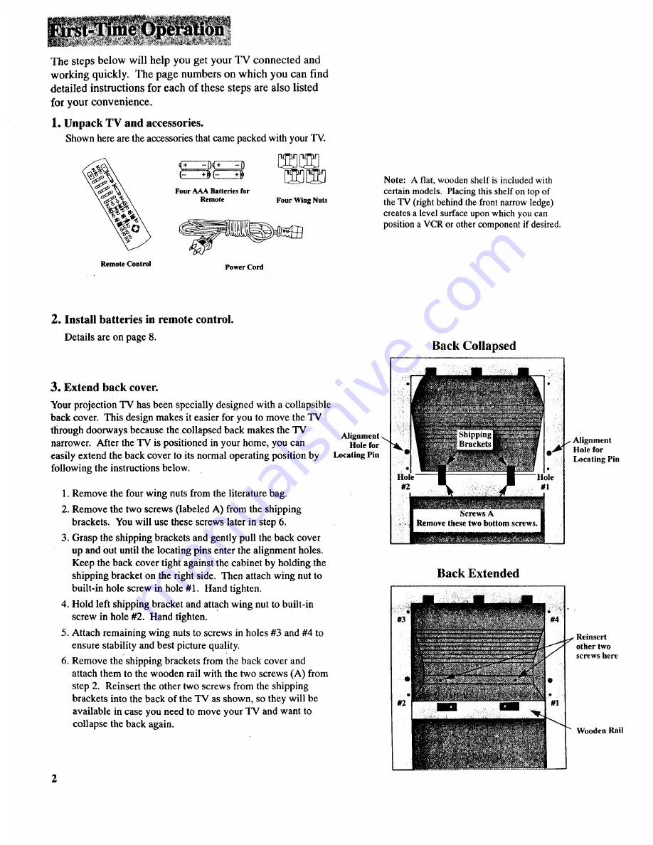 RCA COLOR TV NCJ11 Owner'S Manual Download Page 4