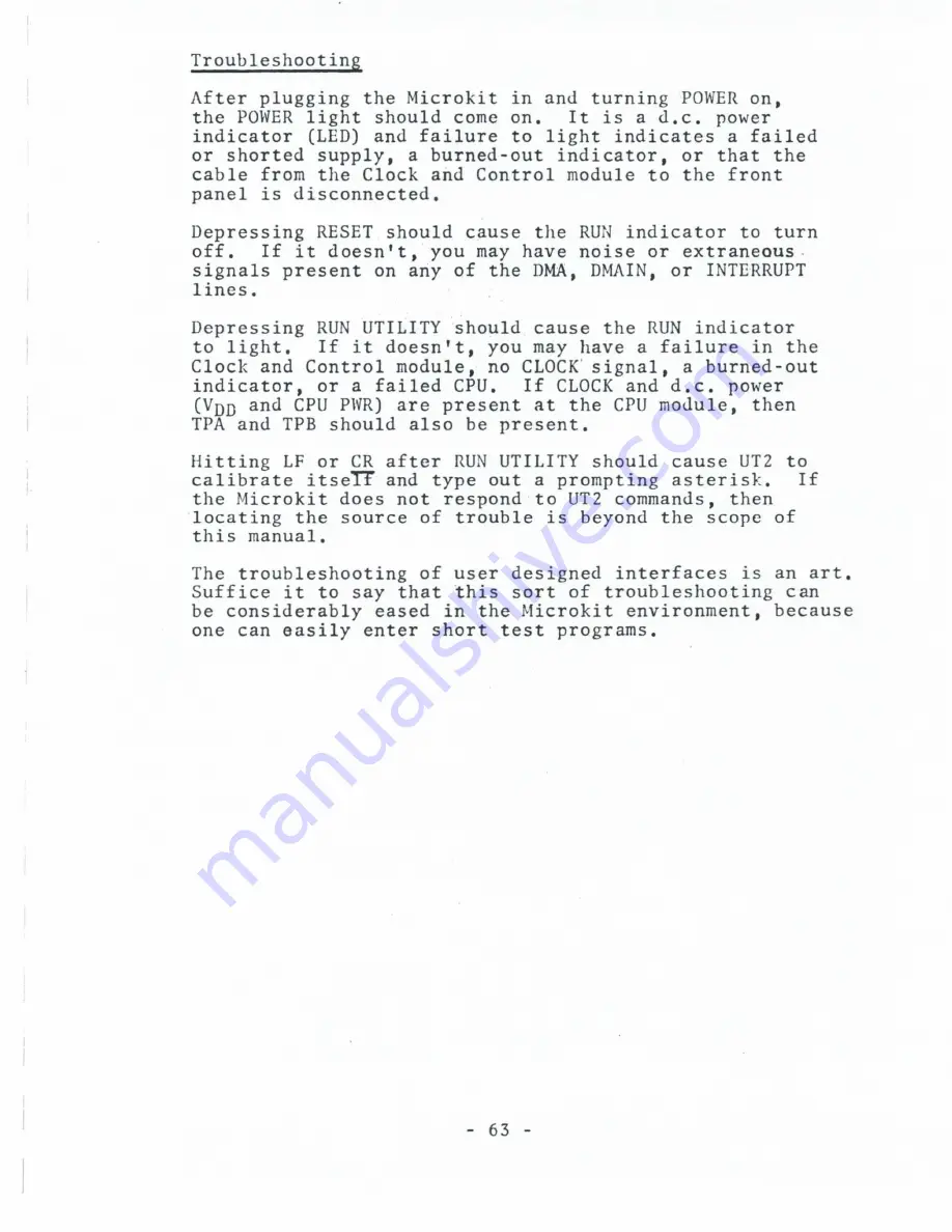 RCA COSMAC Operator'S Manual Download Page 69