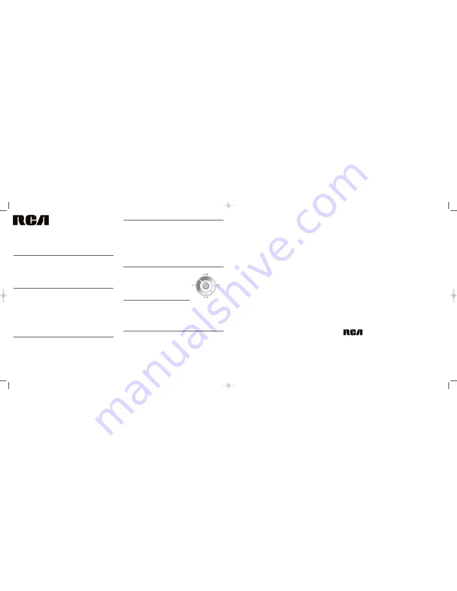 RCA CRCU4601WM Скачать руководство пользователя страница 1