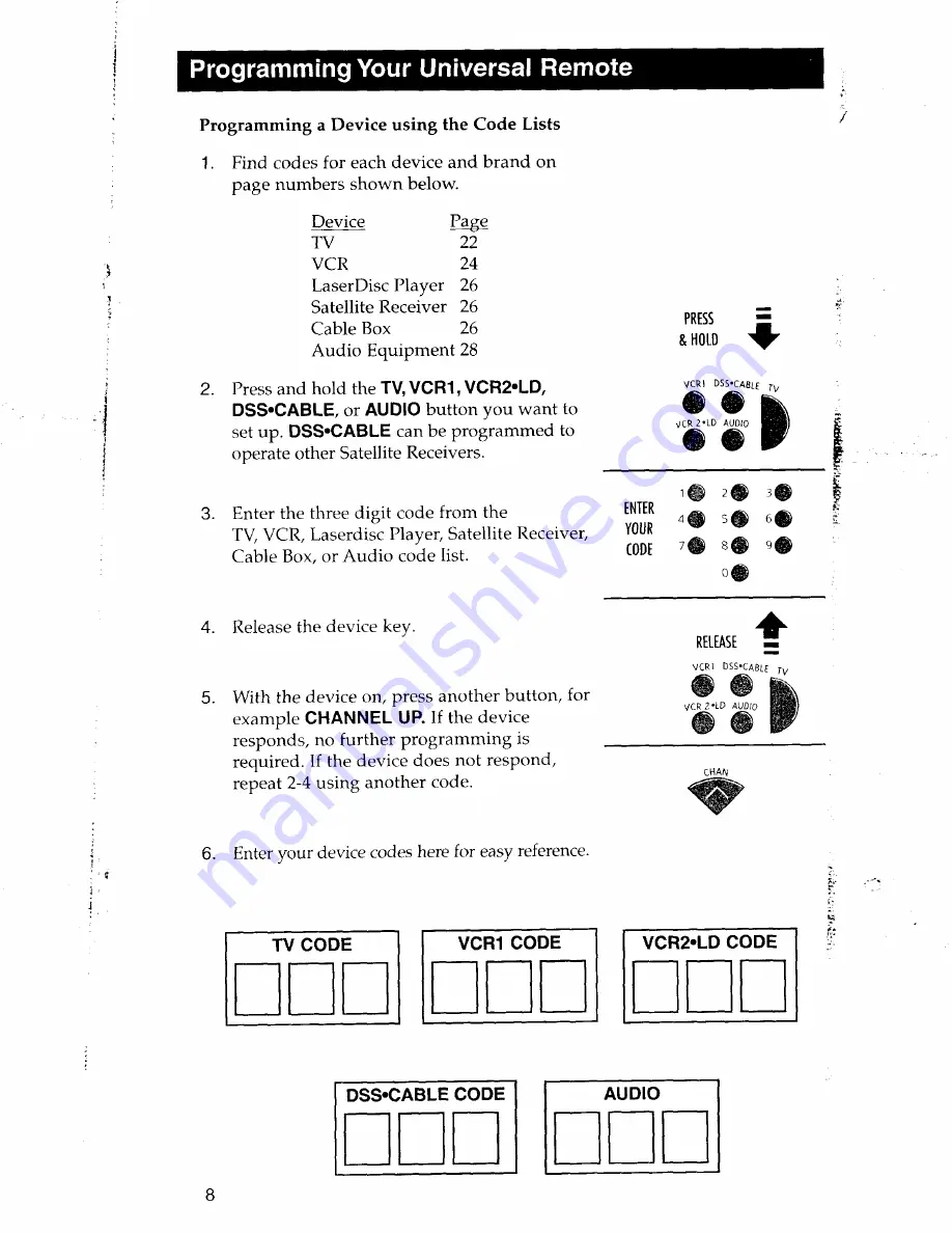 RCA CRCU500 User Manual Download Page 8