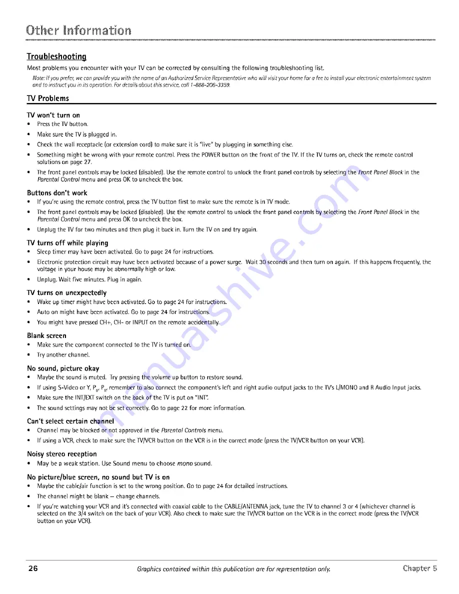 RCA D34W20YX1 User Manual Download Page 28