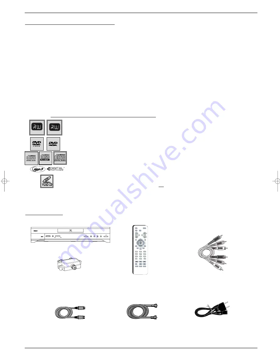 RCA DRC8005N - Progressive-Scan DVD Player/Recorder User Manual Download Page 4