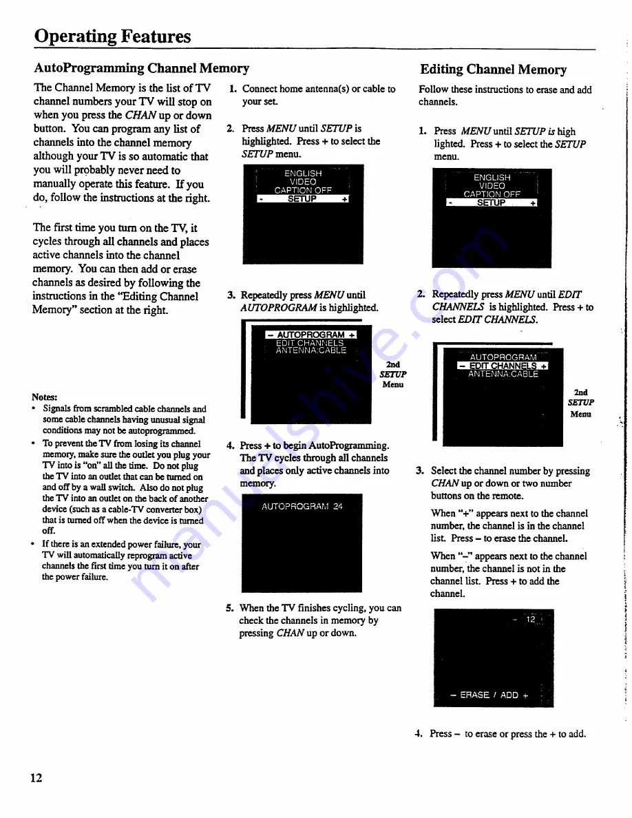 RCA E13205 User Manual Download Page 14