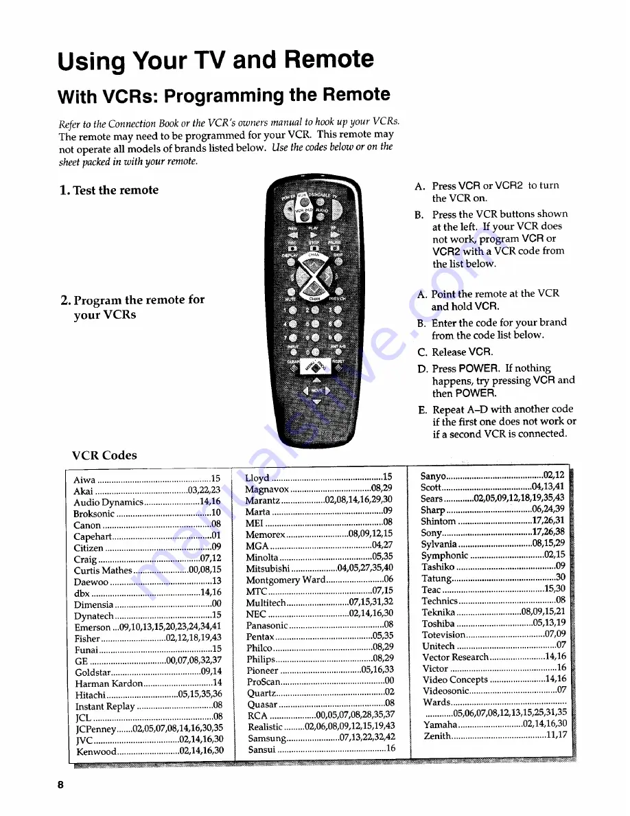 RCA F20632 Скачать руководство пользователя страница 10