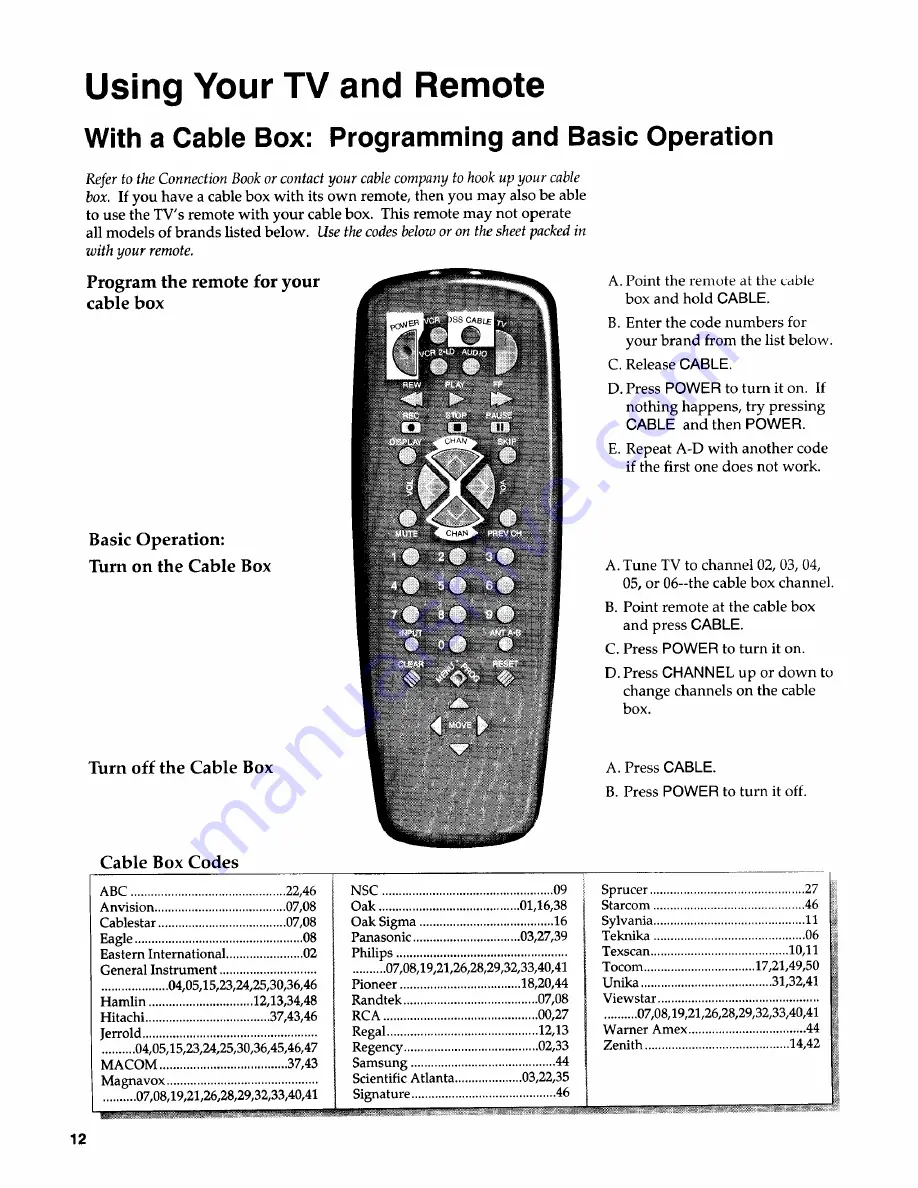 RCA F20632 User Manual Download Page 14