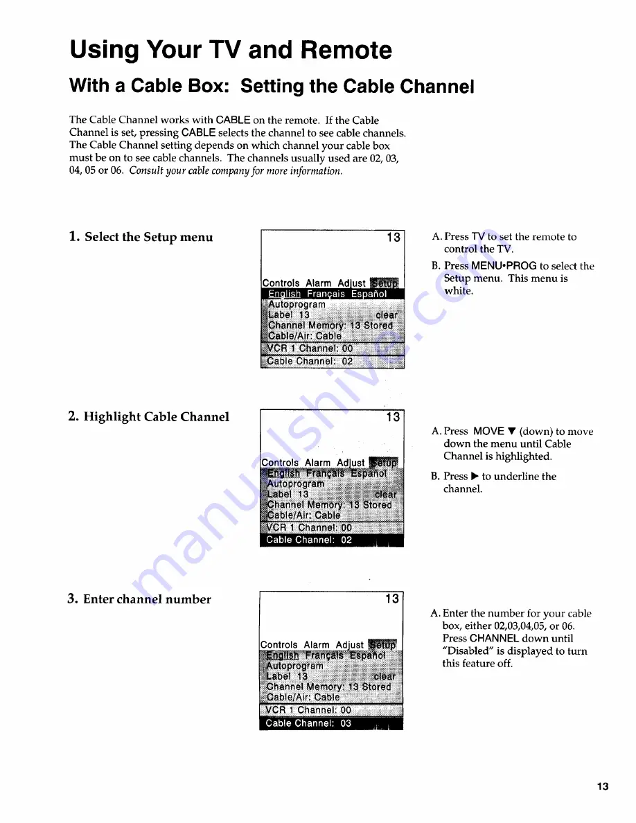 RCA F20632 User Manual Download Page 15