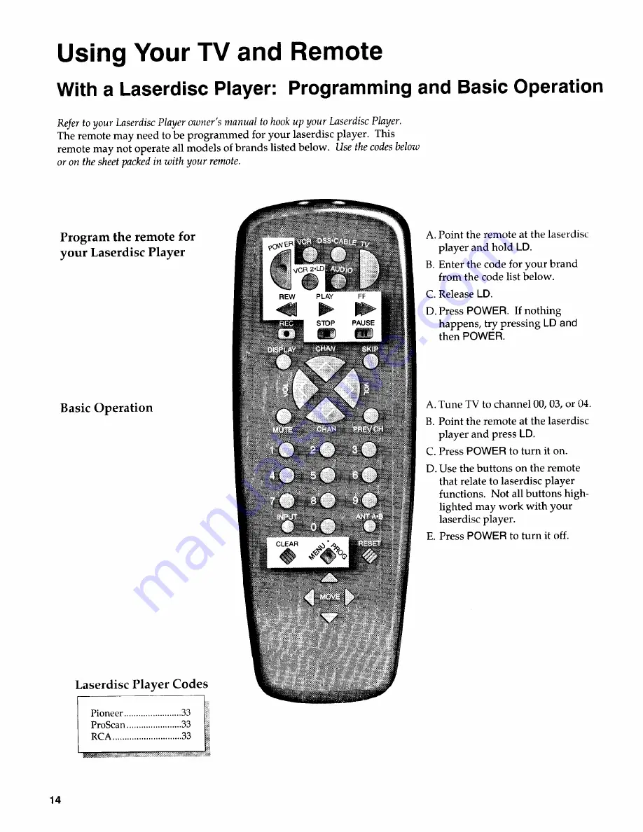 RCA F20632 User Manual Download Page 16