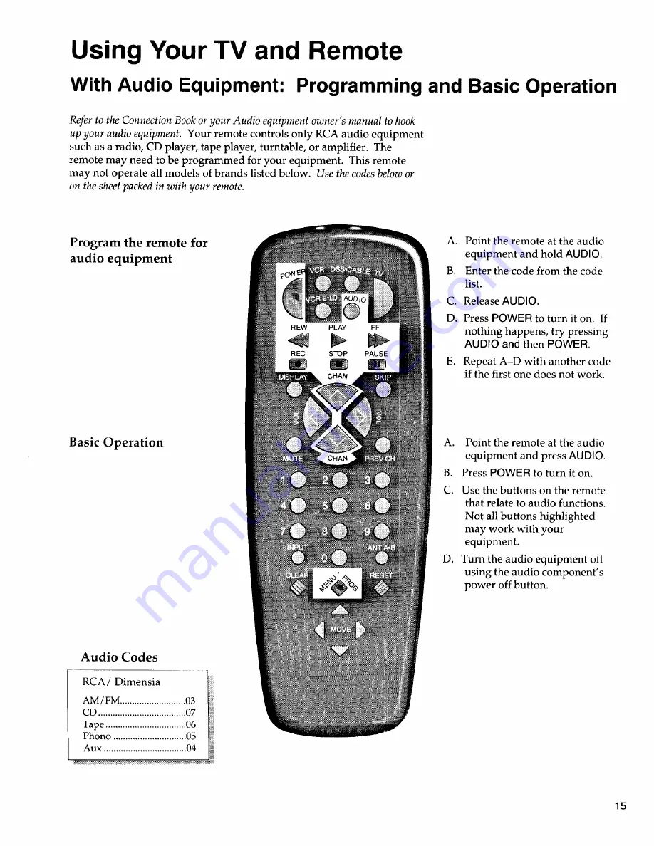 RCA F20632 Скачать руководство пользователя страница 17