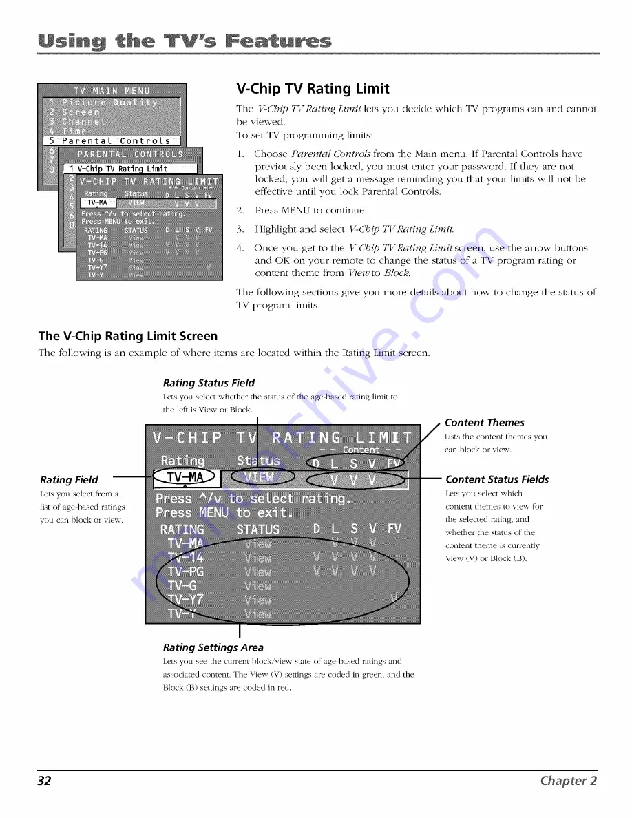 RCA F25424TX51AC5 User Manual Download Page 34