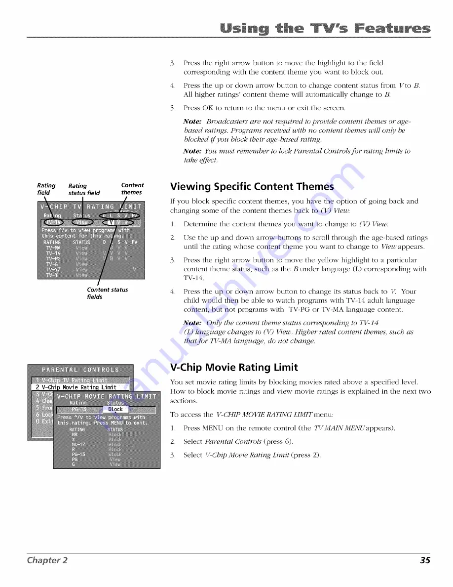 RCA F25424TX51AC5 User Manual Download Page 37