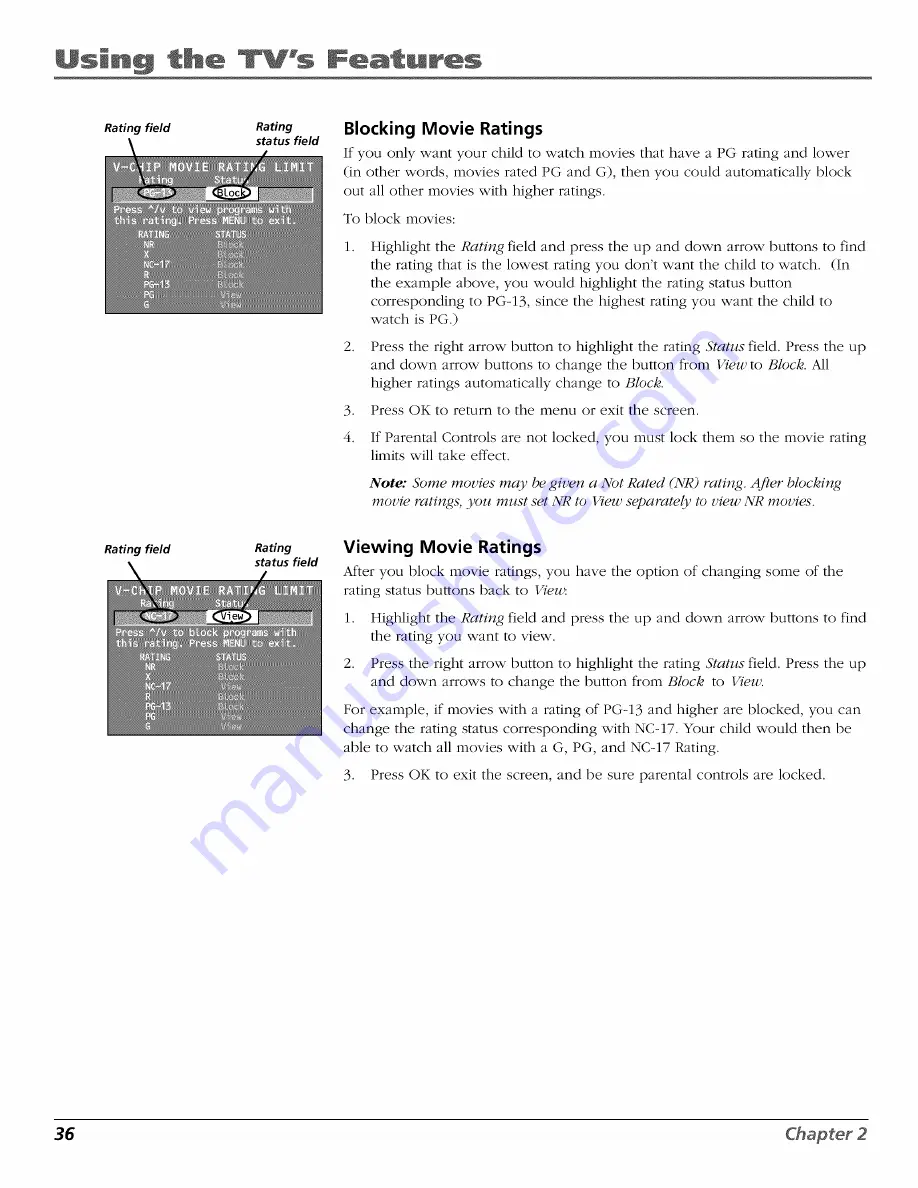 RCA F25424TX51AC5 User Manual Download Page 38