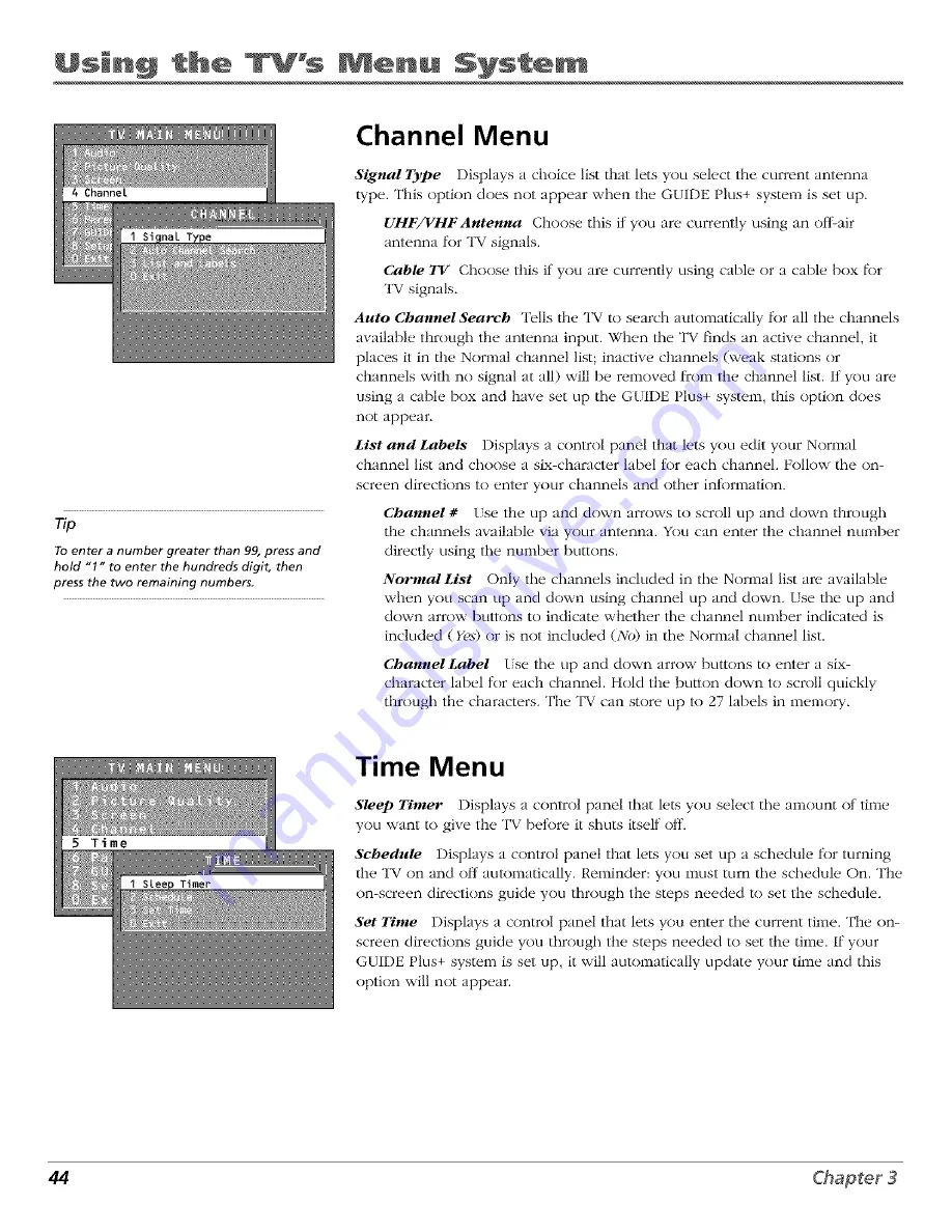 RCA F26432TX41AD4 User Manual Download Page 46