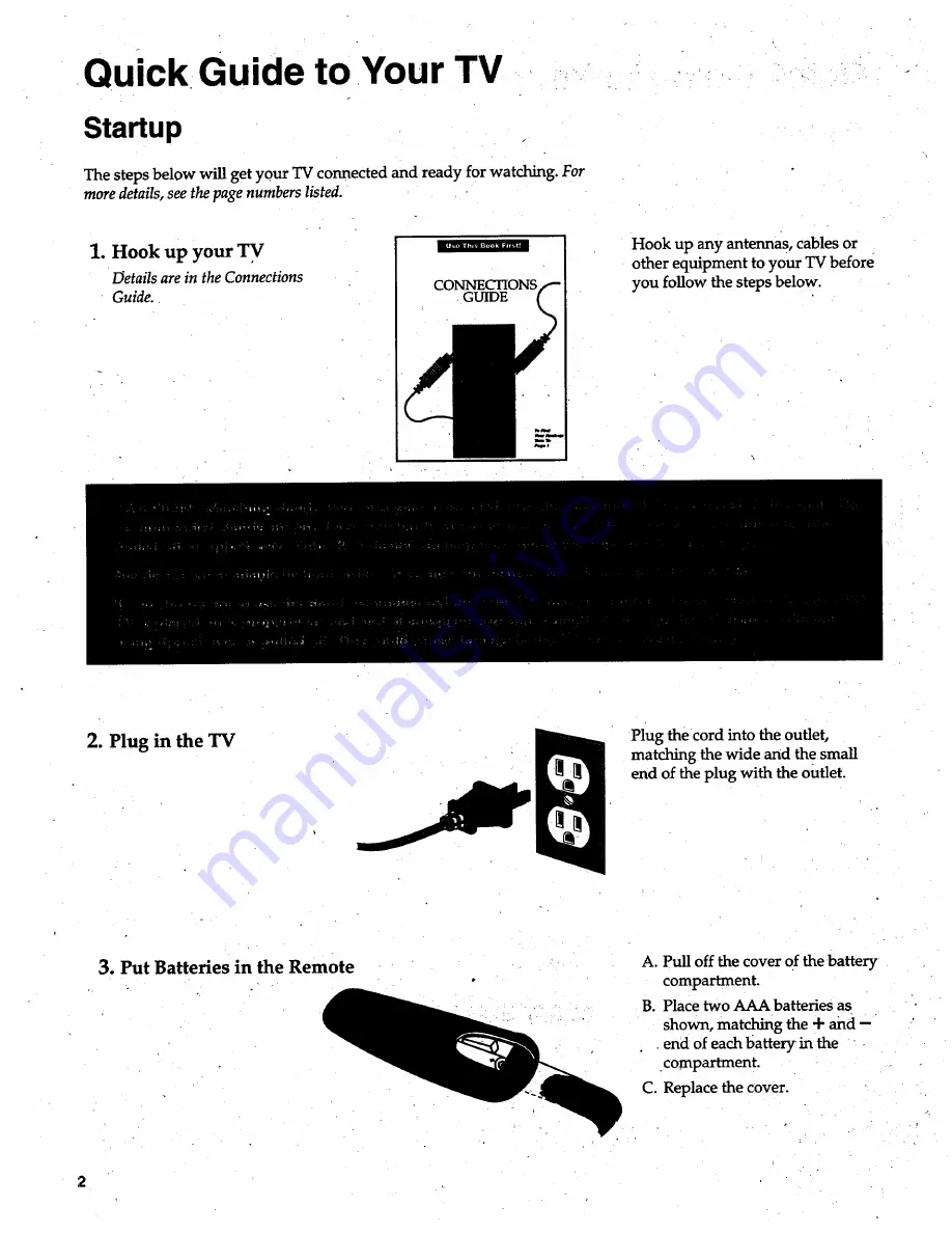 RCA F27250 Скачать руководство пользователя страница 4