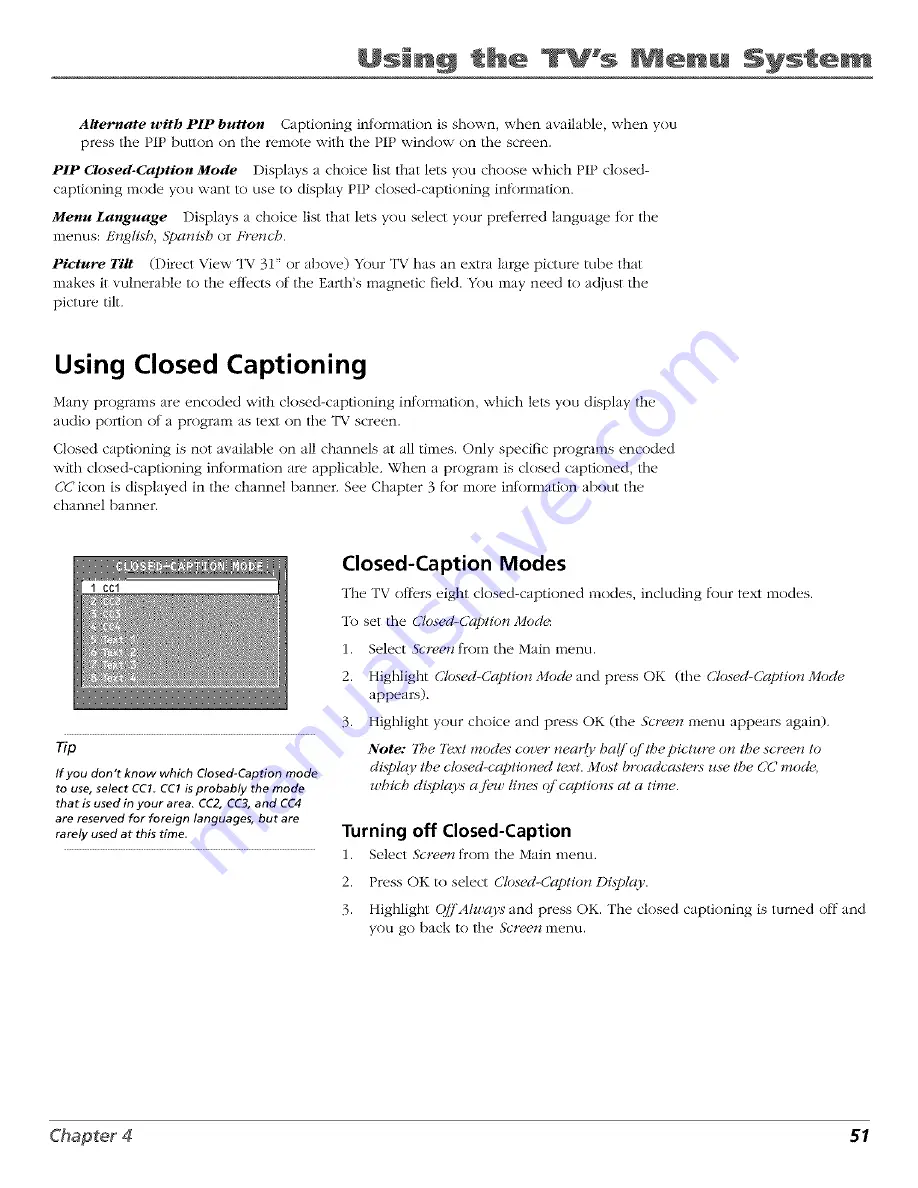 RCA F27338TX51AA5 User Manual Download Page 53