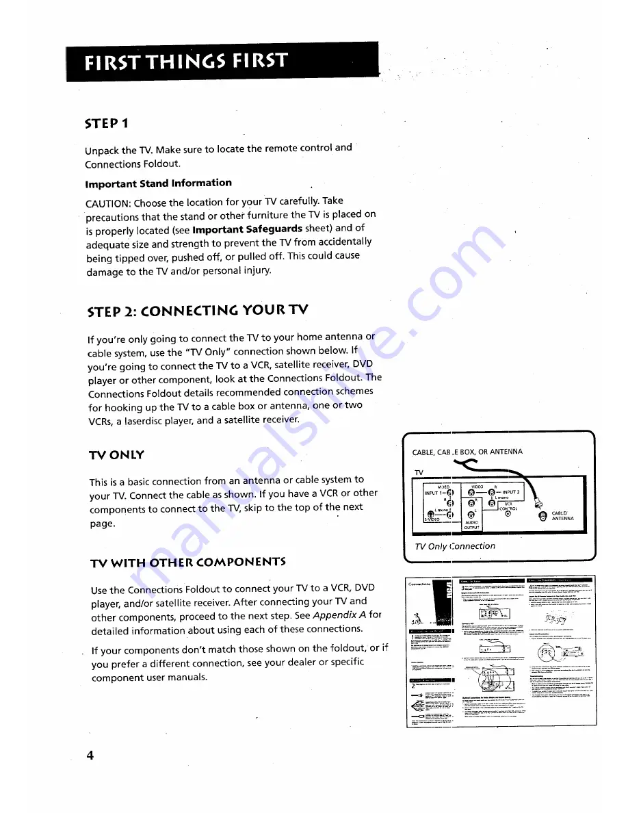 RCA F27679 Скачать руководство пользователя страница 6