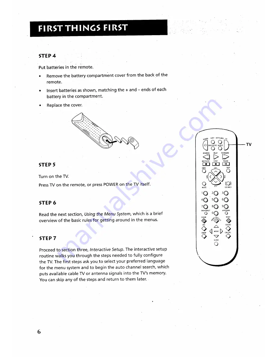 RCA F27679 Скачать руководство пользователя страница 8