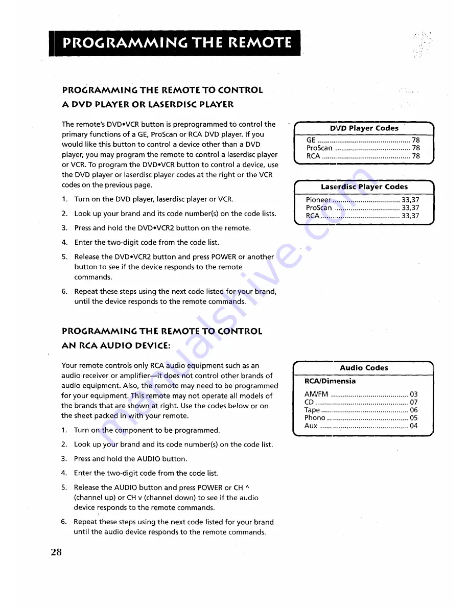 RCA F27681 User Manual Download Page 30