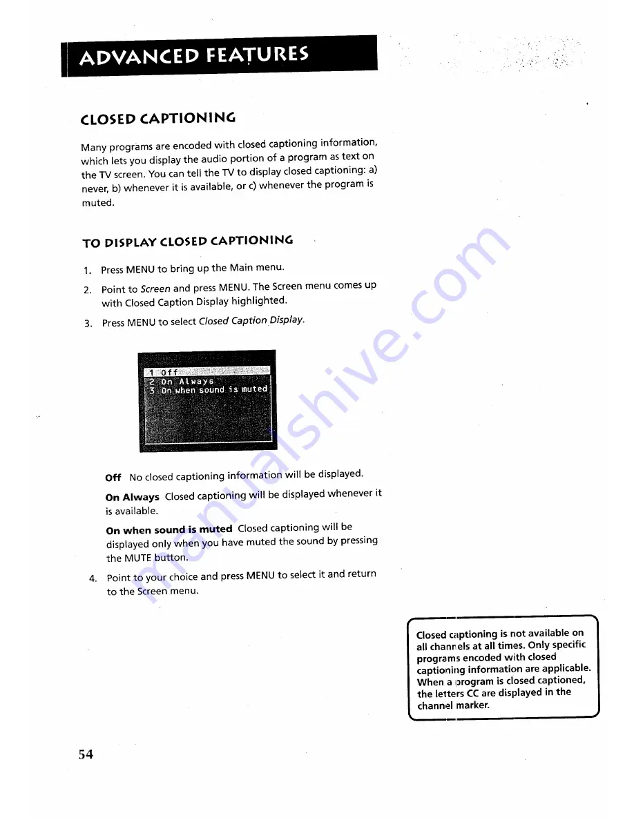 RCA F27681 User Manual Download Page 56