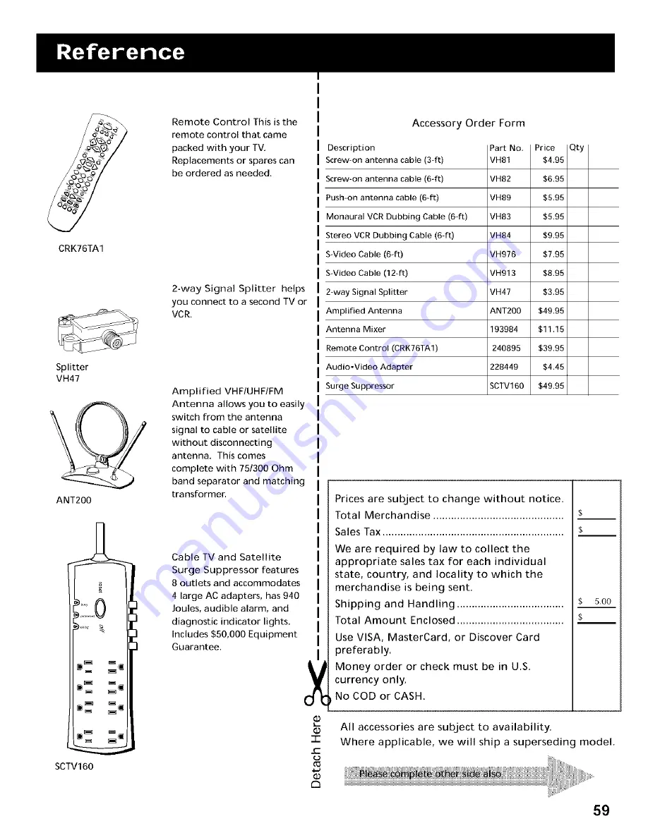 RCA F27685YX1AM User Manual Download Page 61