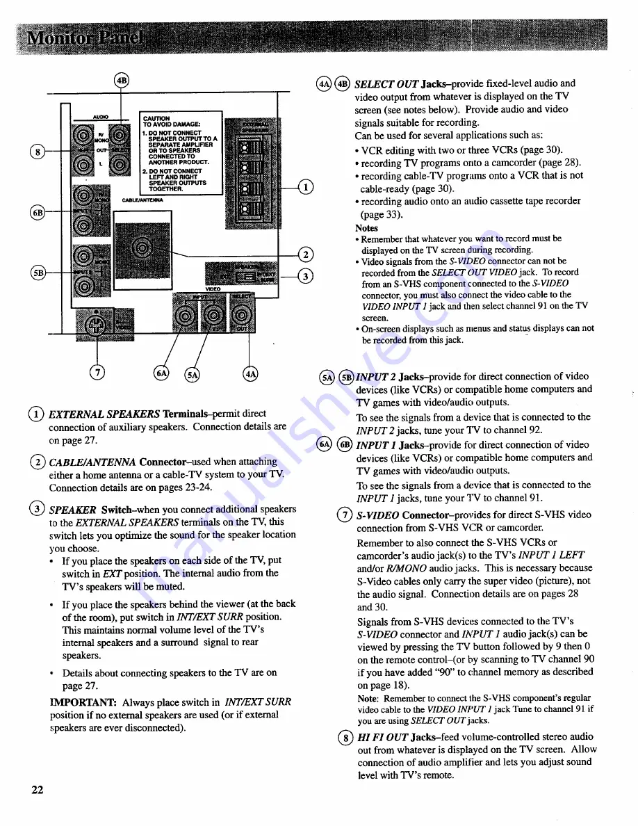 RCA F27700 Скачать руководство пользователя страница 24