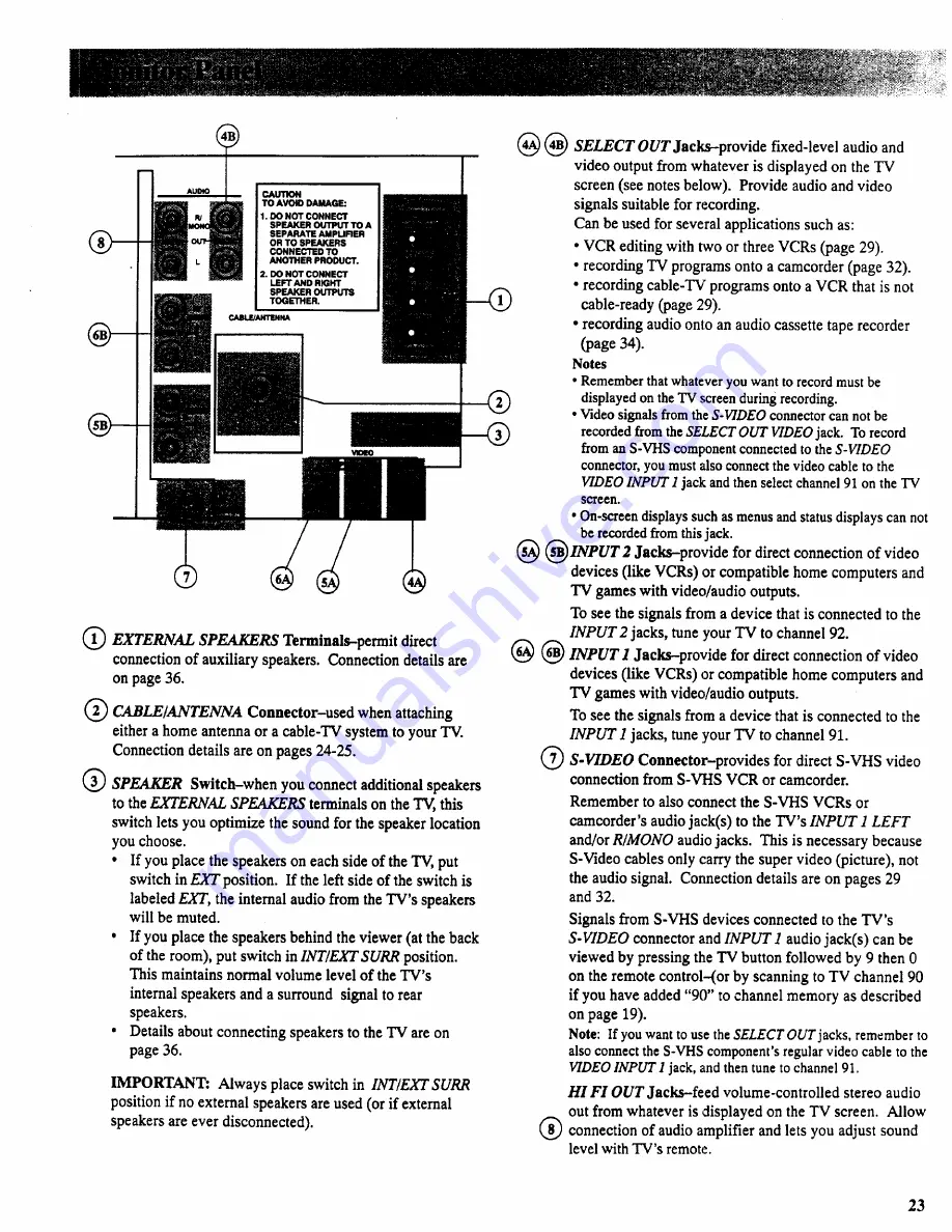 RCA F27701 Скачать руководство пользователя страница 25