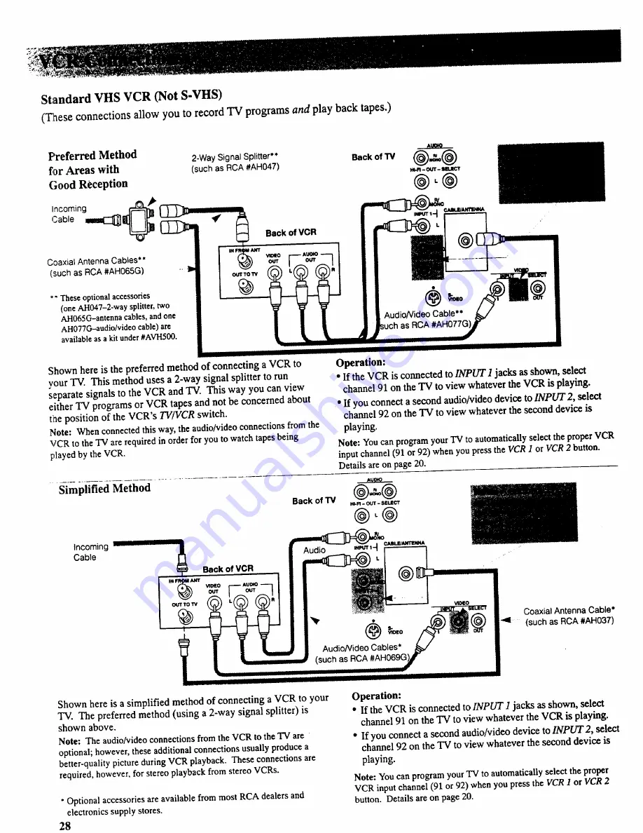 RCA F27701 Скачать руководство пользователя страница 30