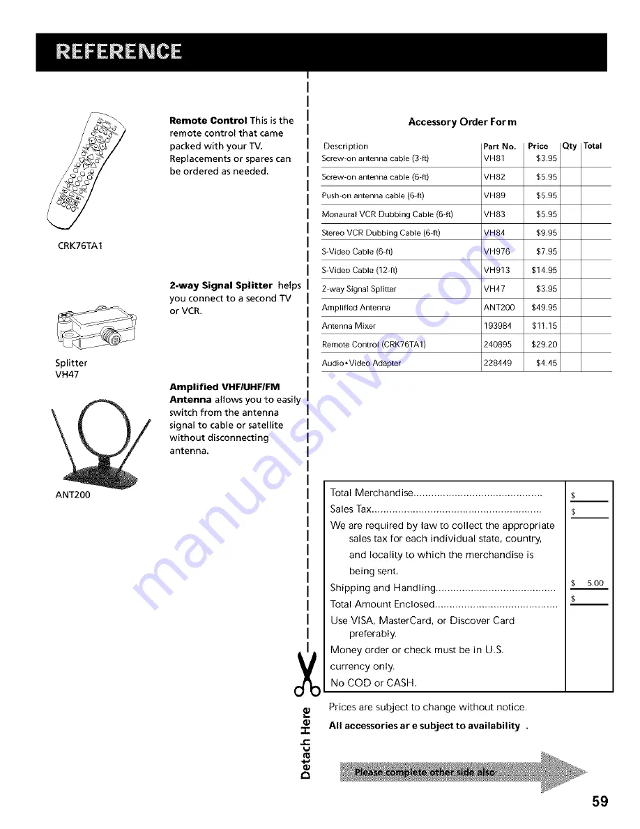 RCA F32689YX1CR Скачать руководство пользователя страница 61