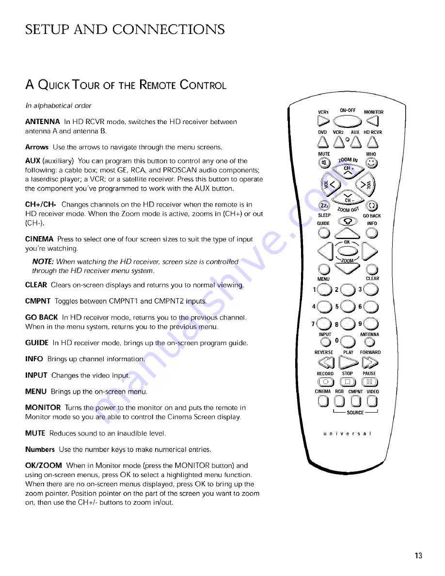 RCA FP4200 User Manual Download Page 14