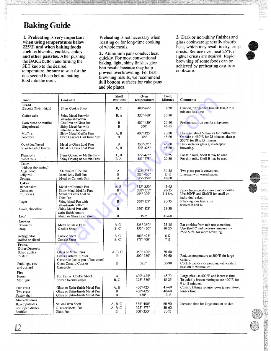 RCA L2B335GEL User And Care Manual Download Page 12