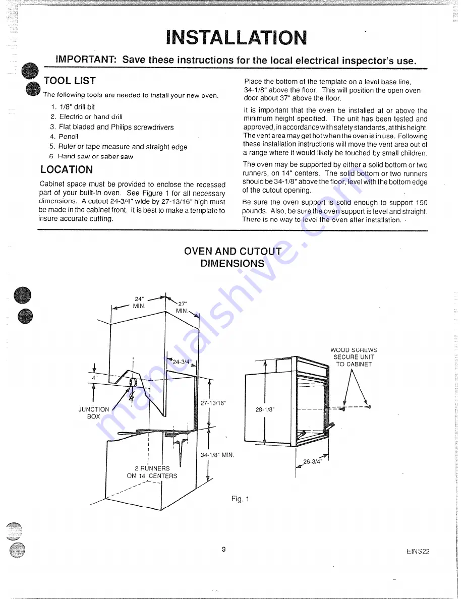 RCA L3K335GL Use And Care Manual Download Page 3