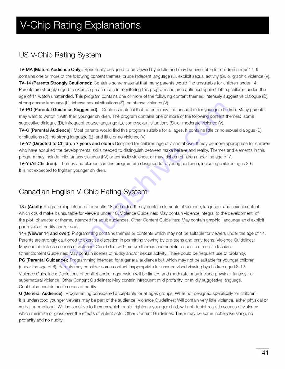 RCA LED22B45RQD User Manual Download Page 42