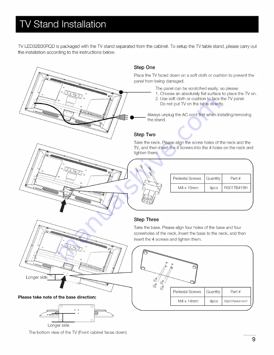 RCA LED32B30RQD User Manual Download Page 10