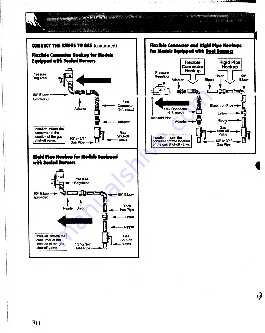 RCA LGB116GPR Use And Care & Installation Download Page 30