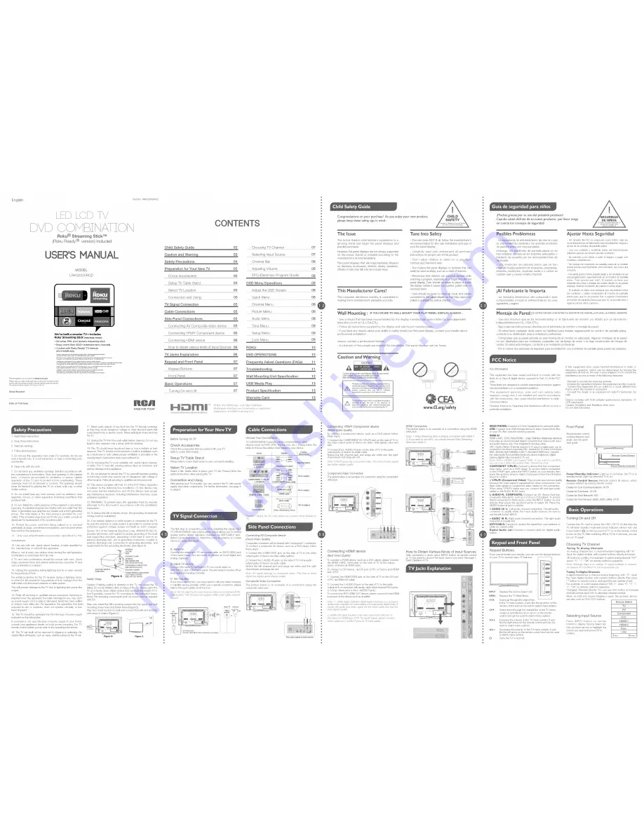 RCA LRK32G30RQD User Manual Download Page 1