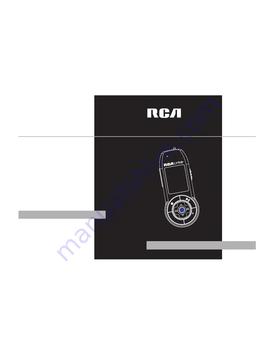 RCA Lyra RD2317 User Manual Download Page 1