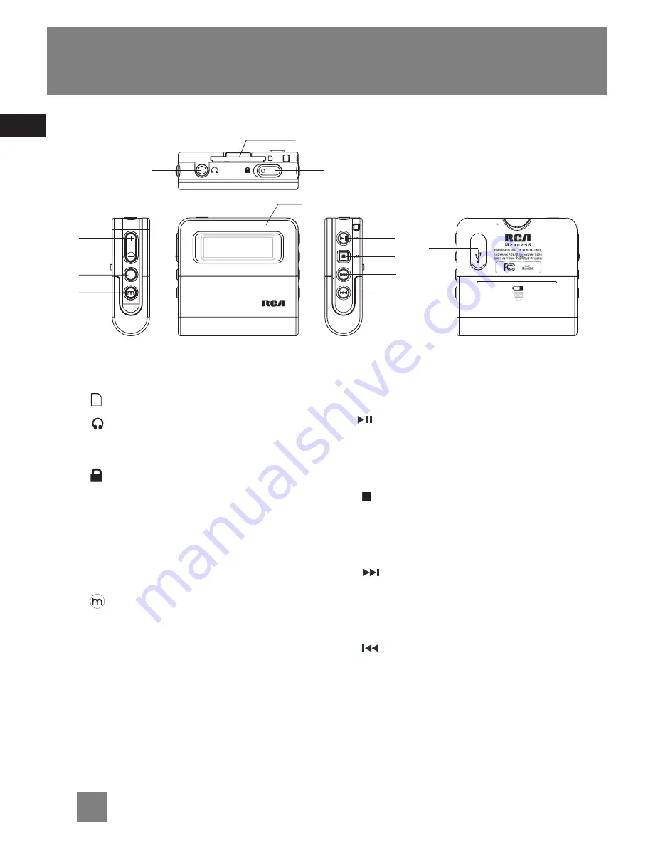 RCA M2001G User Manual Download Page 16